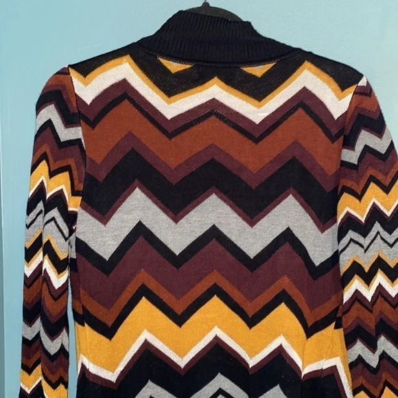 Missoni target collaboration- open long cardigan - small - Black/brown/yellow - Picture 6 of 7